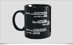 Black Corporate Mugs